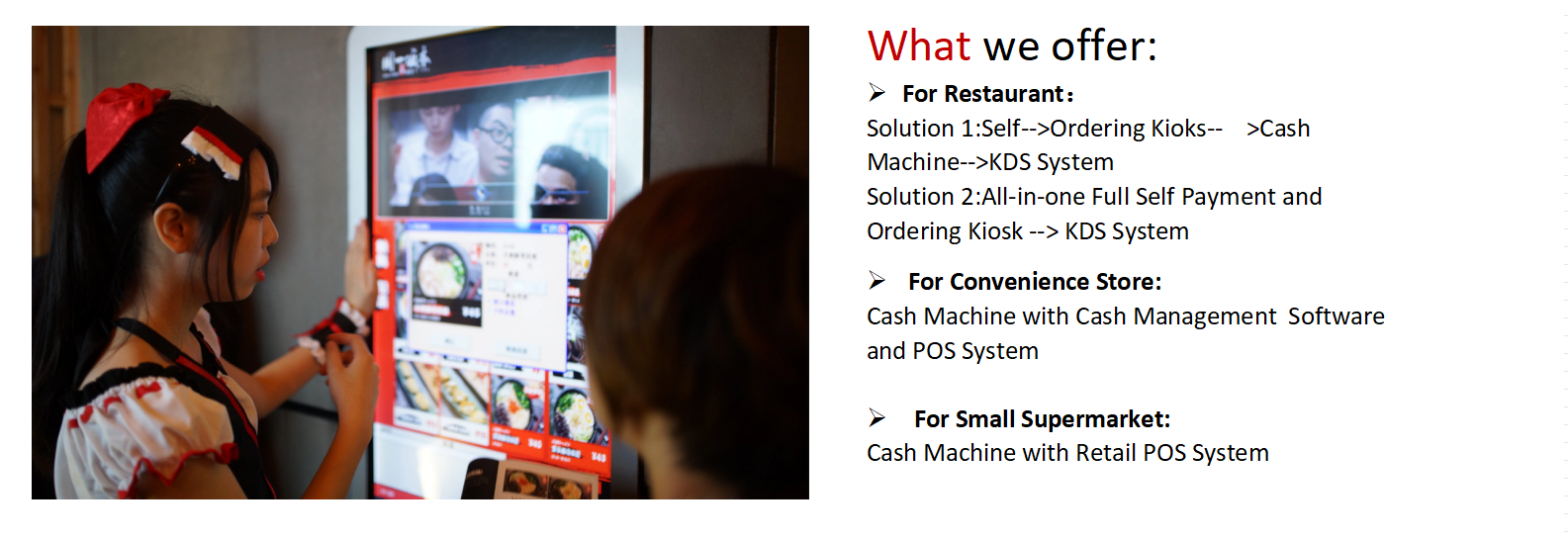 Self- Ordering Kiosk