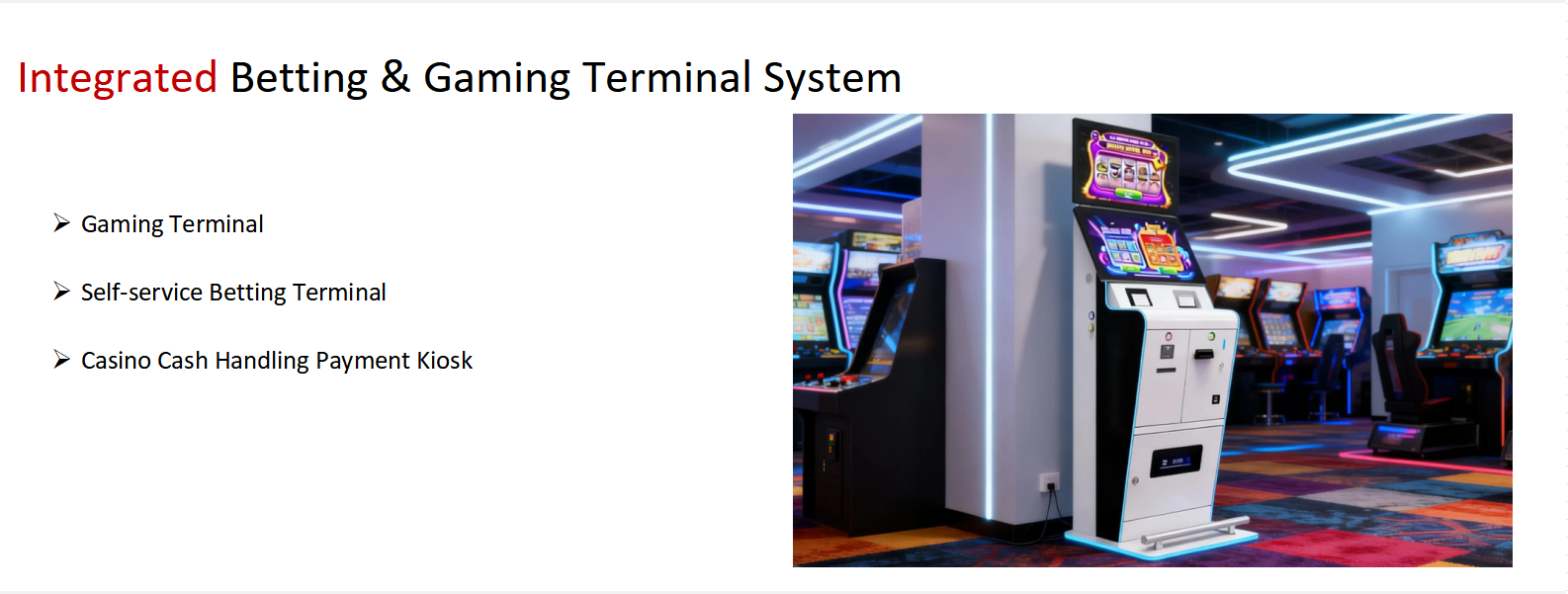 Sports Betting Kiosk