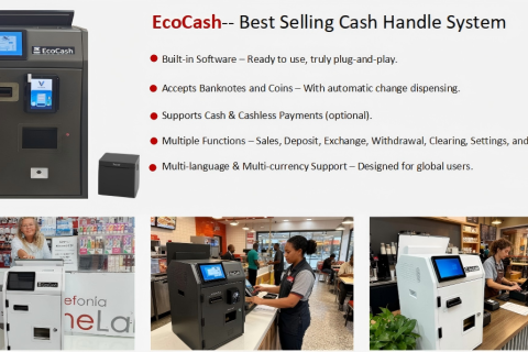 Coins to Bills Payment Kiosk