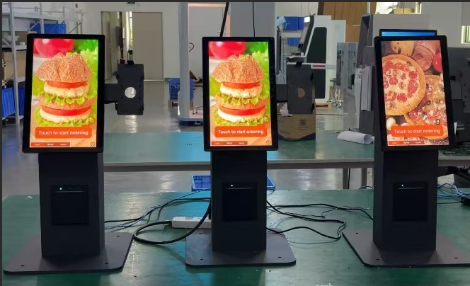 Compact Desktop Self-Order Kiosks for US Fast Food Restaurants | Customizable Terminals