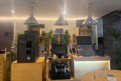 Compact Desktop Self-Order Kiosks for US Fast Food Restaurants | Customizable Terminals
