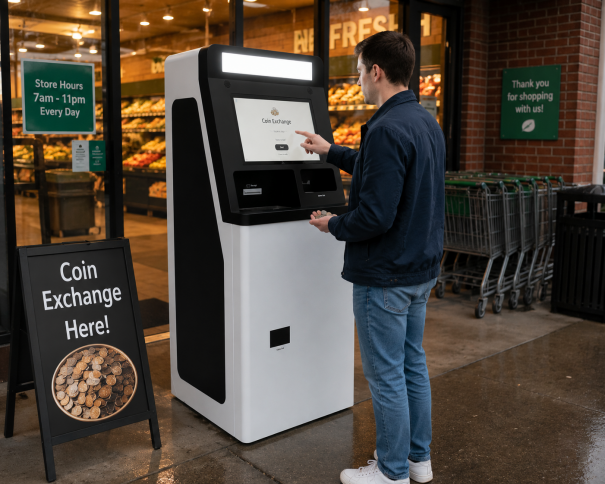 Australia Coins to Bills Kiosk Project Successfully Deployed for Shopping Mall