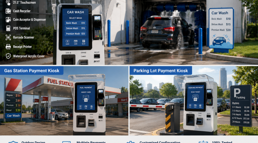 Outdoor Payment Machine Shipping to Mexico: Customized Payment Kiosk Solution