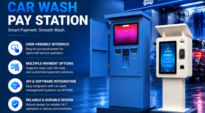 How Does a Car Wash Payment Kiosk Work?