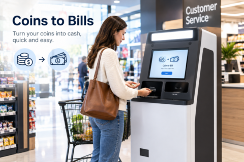 Why Should Retailers Use a Coins to Bills Machine?