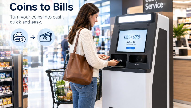 Why Should Retailers Use a Coins to Bills Machine?